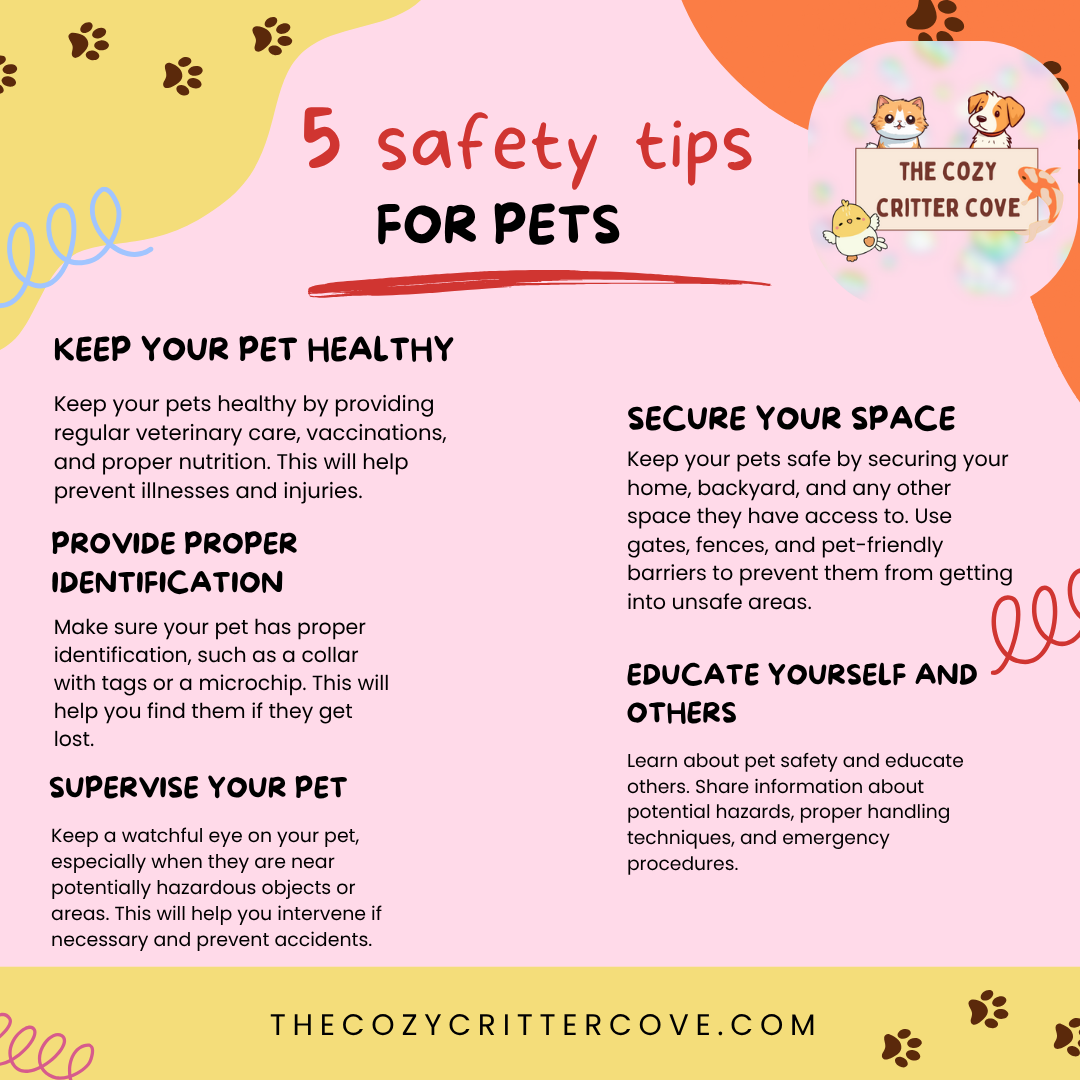 5 Tips to Keep your Pets Safe