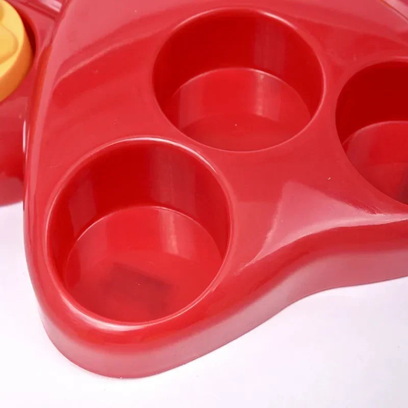 Pet Dog Plastic Educational Toy Anti Choke Bowl Funny Interactive Toys For Small To Large Dogs