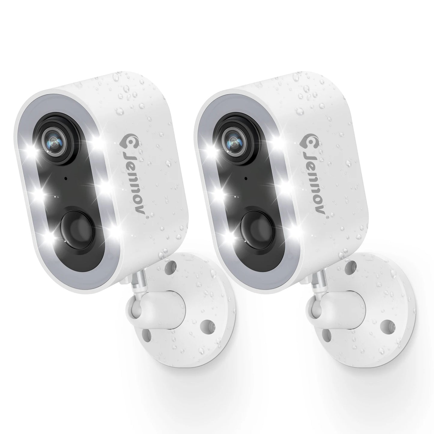 Security Outdoor Home Camera Wireless Battery Powered with Color Night Vision Two-Way Talk