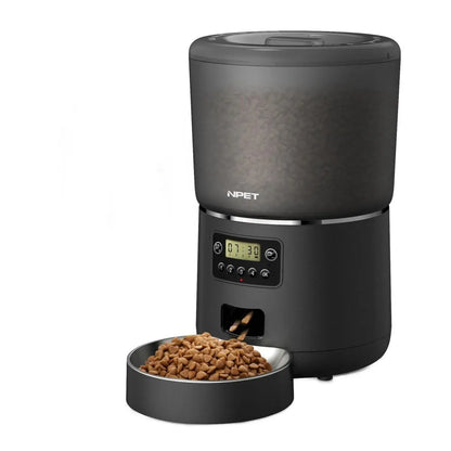 4L Automatic Smart Multiple Pet Feeder With Stainless Steel Bowl