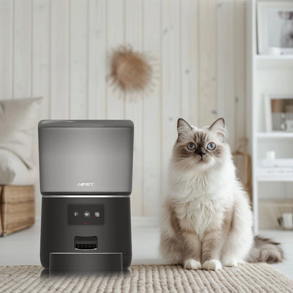 4L Automatic Smart Multiple Pet Feeder With Stainless Steel Bowl