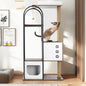 Modern Cat Tower, Multi-Level With Cave, 2 Scratching Posts,