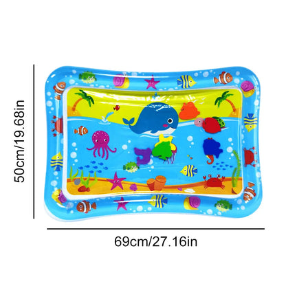 Pet Tummy Time Premium Inflatable Water Cushion Interactive Gym Toy