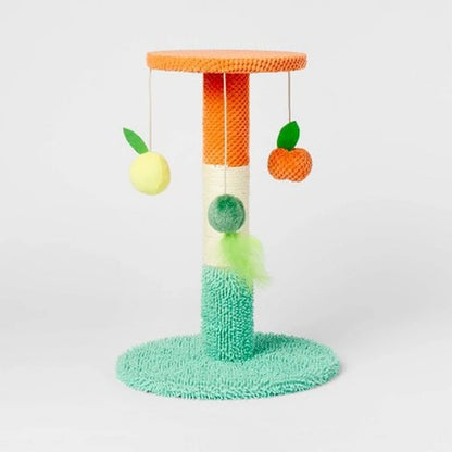 Hanging Fruit Cat Scratcher Easy Setup