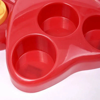 Pet Dog Plastic Educational Toy Anti Choke Bowl Funny Interactive Toys For Small To Large Dogs