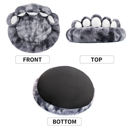 Cozy Comfy Pet Paw Shape Warm Bed