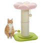Flower Cat Scratching Post with Removable Flower Cat Bed, Spring Ball