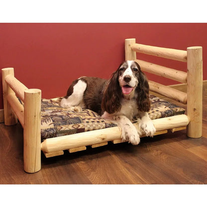 Pet Bed, Medium: 40 L x 30 W x 20 H (30 lbs.), Brown