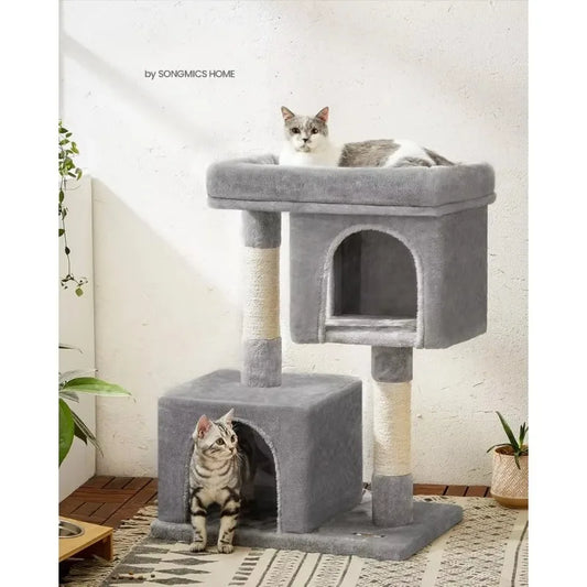 33.1-Inch Cat Tower for Large Cats up to 16 lbs,