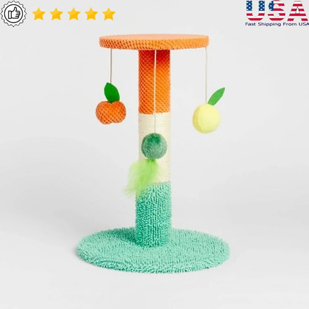 Hanging Fruit Cat Scratcher Easy Setup