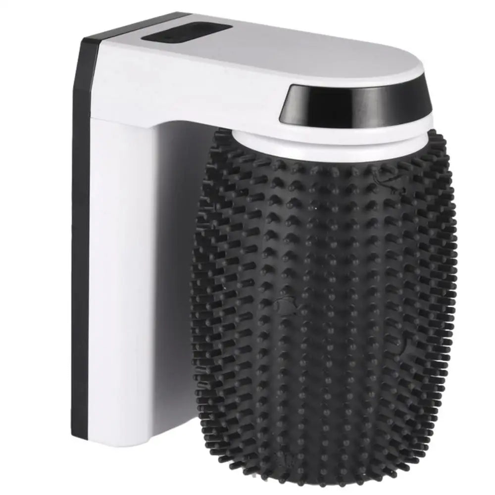 Automatic Rotating Self Grooming Massager Brush And Area To Add Cat Nip