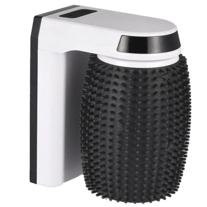 Automatic Rotating Self Grooming Massager Brush And Area To Add Cat Nip