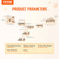 VEVOR Wall Mounted Cat Shelves And Perches with Jumping Boards.