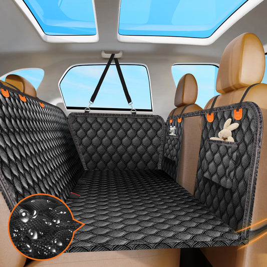Non -Slip Back Seat Extender for Dogs Holds 400LBS Hardbottom Waterproof For Universal Size