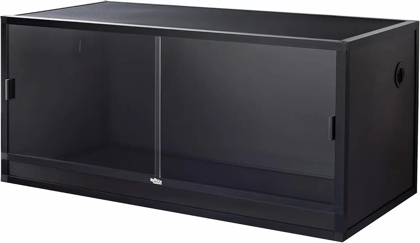 120 Gallon Bearded Dragon Enclosure V2 PVC Panels, Glass Doors, Lightweight, Heavy Duty Screen, Aluminum Frame