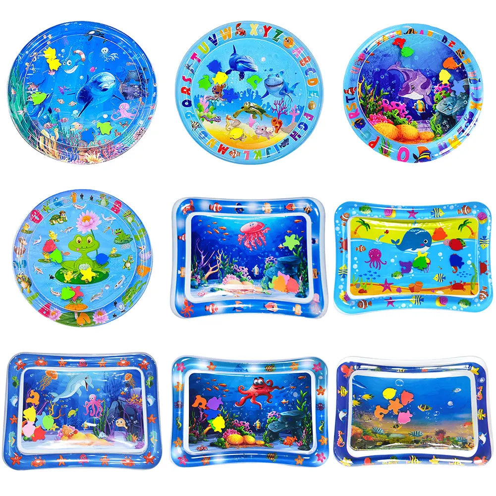 Pet Tummy Time Premium Inflatable Water Cushion Interactive Gym Toy
