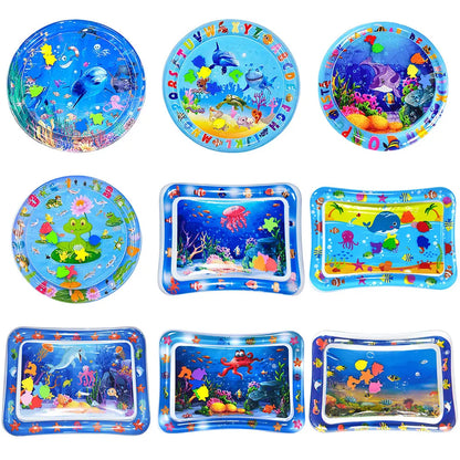 Pet Tummy Time Premium Inflatable Water Cushion Interactive Gym Toy