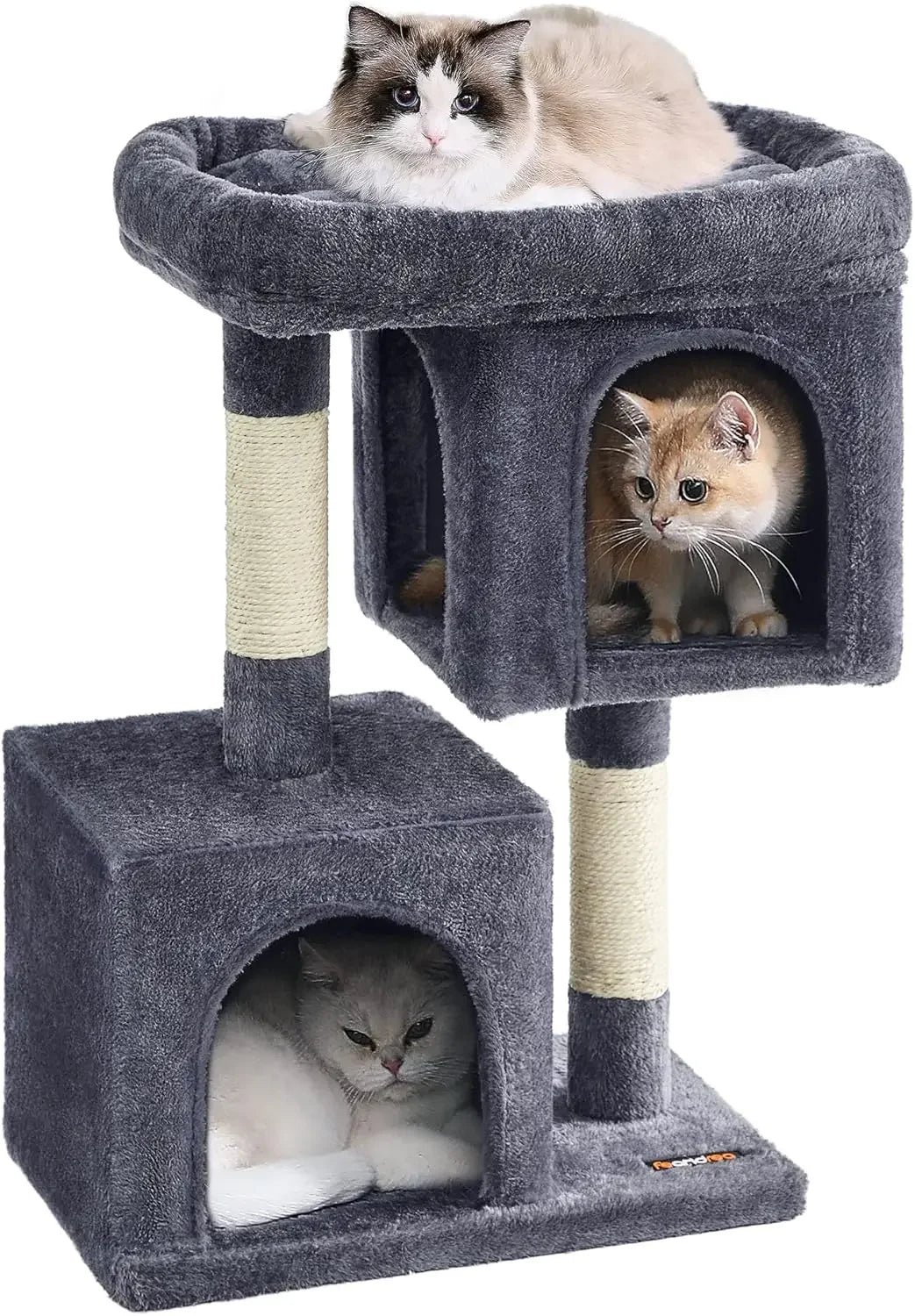 33.1-Inch Cat Tower for Large Cats up to 16 lbs,