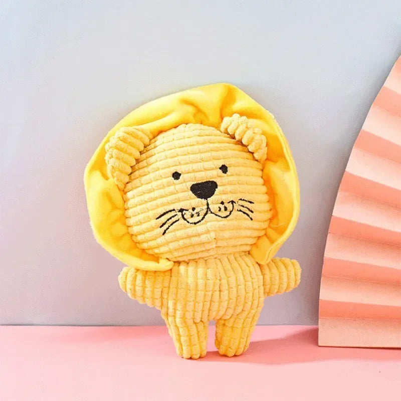 Plush Dog Cute Animal Shape Bite Resistant Toys,