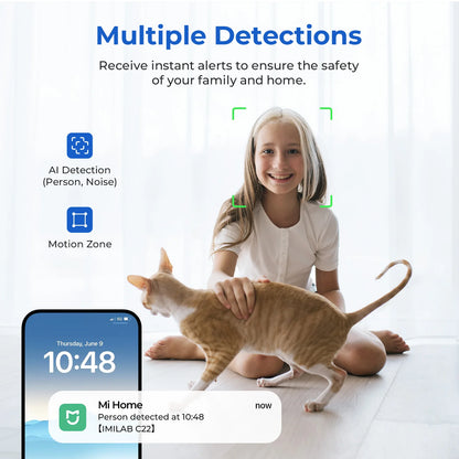 Indoor Camera Detection Color Night Vision Monitor 2-Way Audio