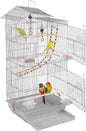 Roof Top Medium Parakeet Bird Cages for Cockatiels Conures Finches Budgies Canaries Lovebirds Parakeets