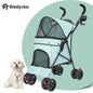 Outdoor Pet Stroller Cat Dog Travel Breathable Pet Stroller Lightweight Folding Universal Wheels Small Medium Pet Stroller