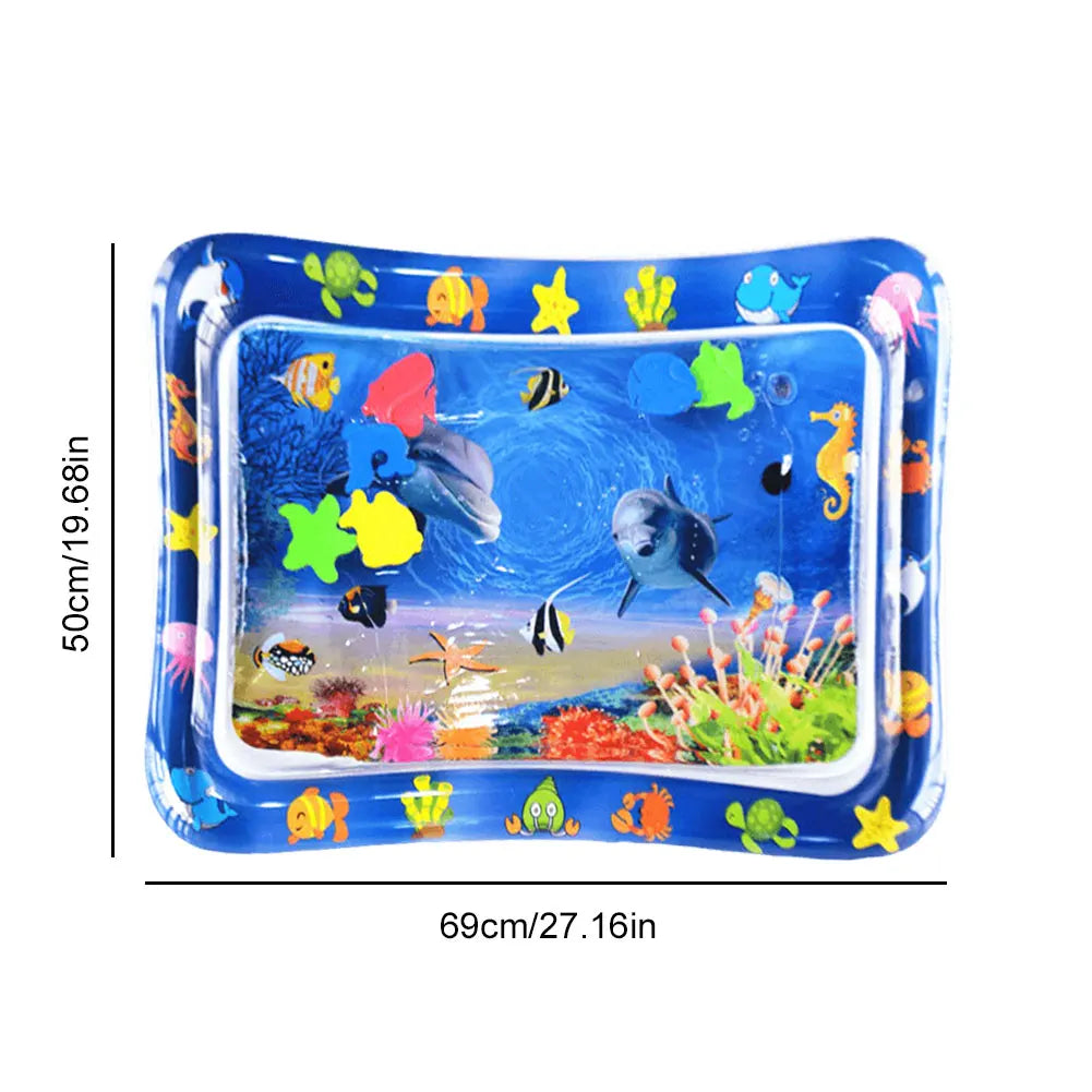 Pet Tummy Time Premium Inflatable Water Cushion Interactive Gym Toy