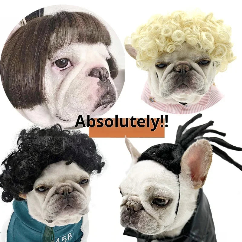 Halloween Curly Hair and Straight Hair Wigs