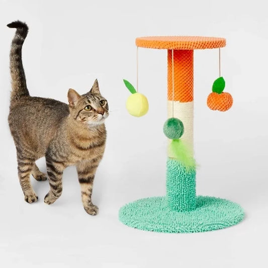Hanging Fruit Cat Scratcher Easy Setup