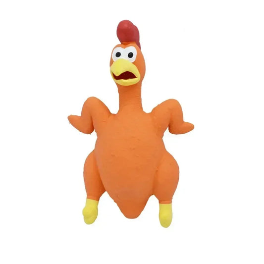 Screaming Plastic Chicken Toy