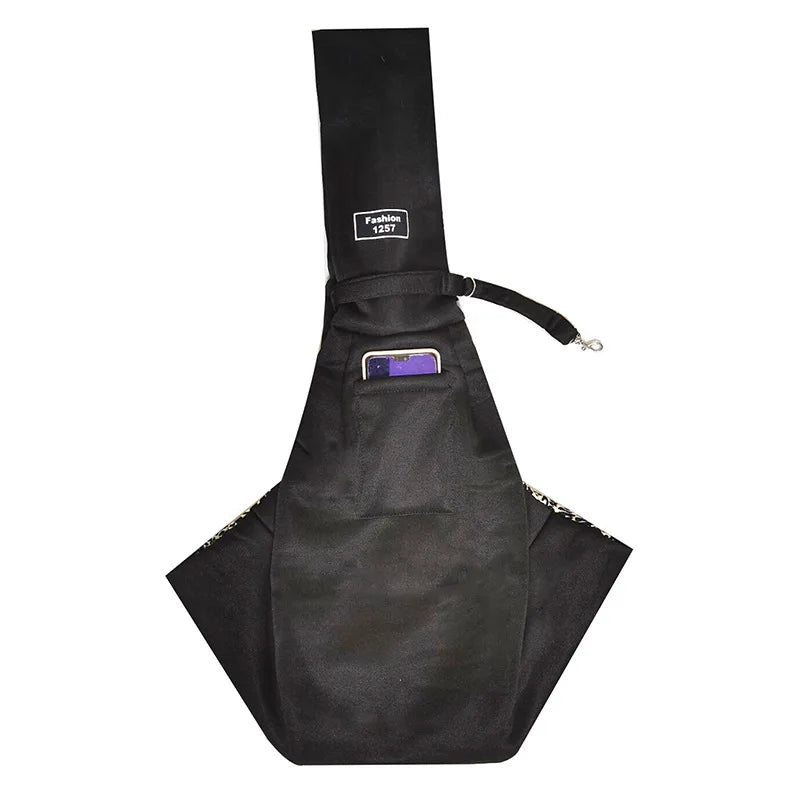 Crossbody breathable Pet folding  bag, large capacity exclusive portable bag