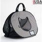 Ultralite Portable Cat Carrier Collapsible Lightweight Travel Crate Easy Clean Durable Fabric Ventilation Windows Storage