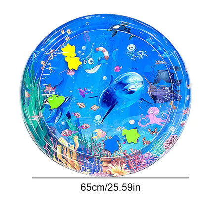 Pet Tummy Time Premium Inflatable Water Cushion Interactive Gym Toy