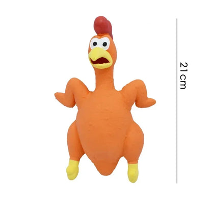 Screaming Plastic Chicken Toy