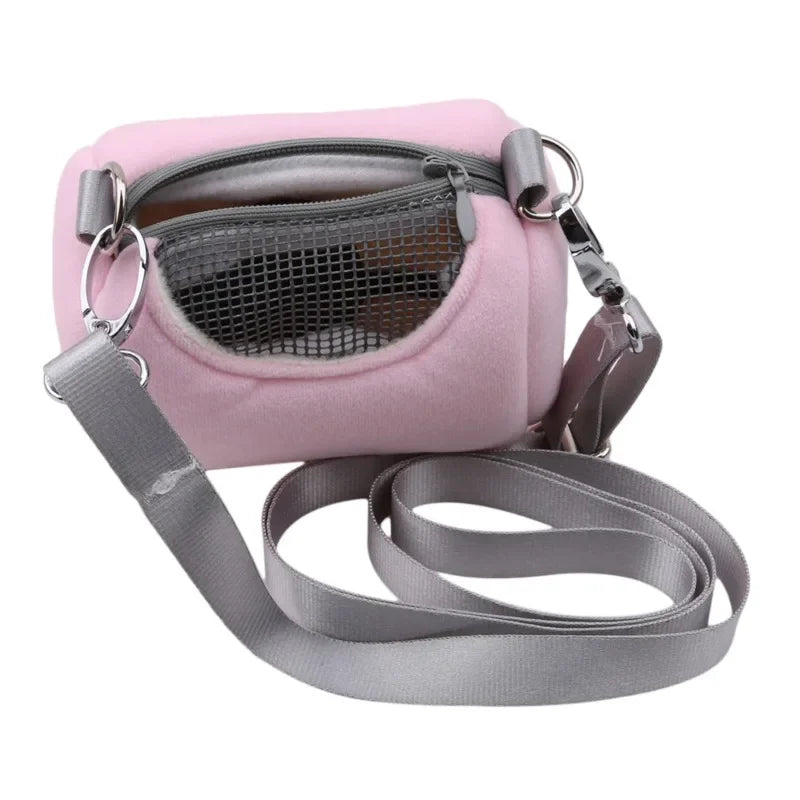 Pet Cage Cross Body Accessories Visible Mesh Hamster Carrier Bag
