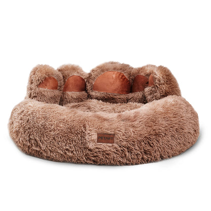 Cozy Comfy Pet Paw Shape Warm Bed