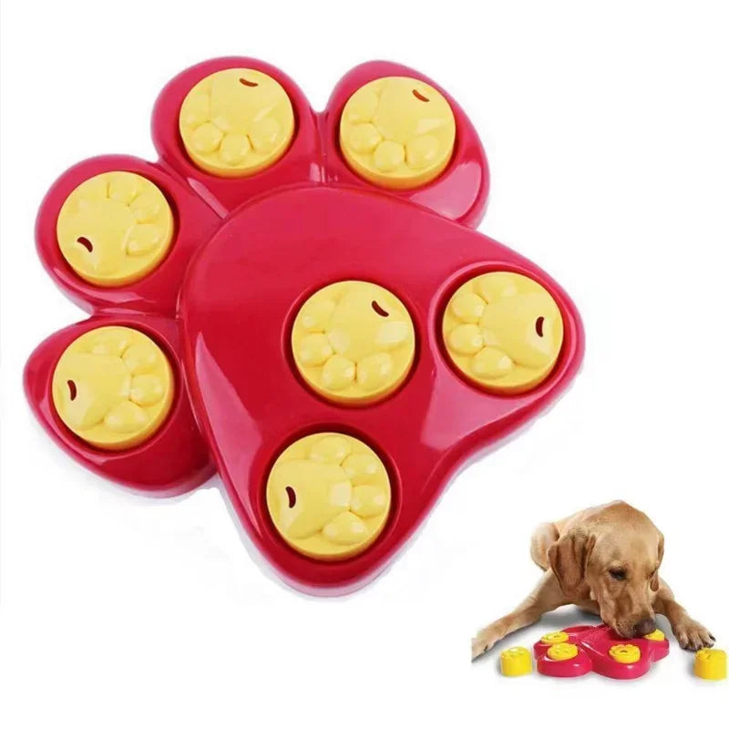 Pet Dog Plastic Educational Toy Anti Choke Bowl Funny Interactive Toys For Small To Large Dogs