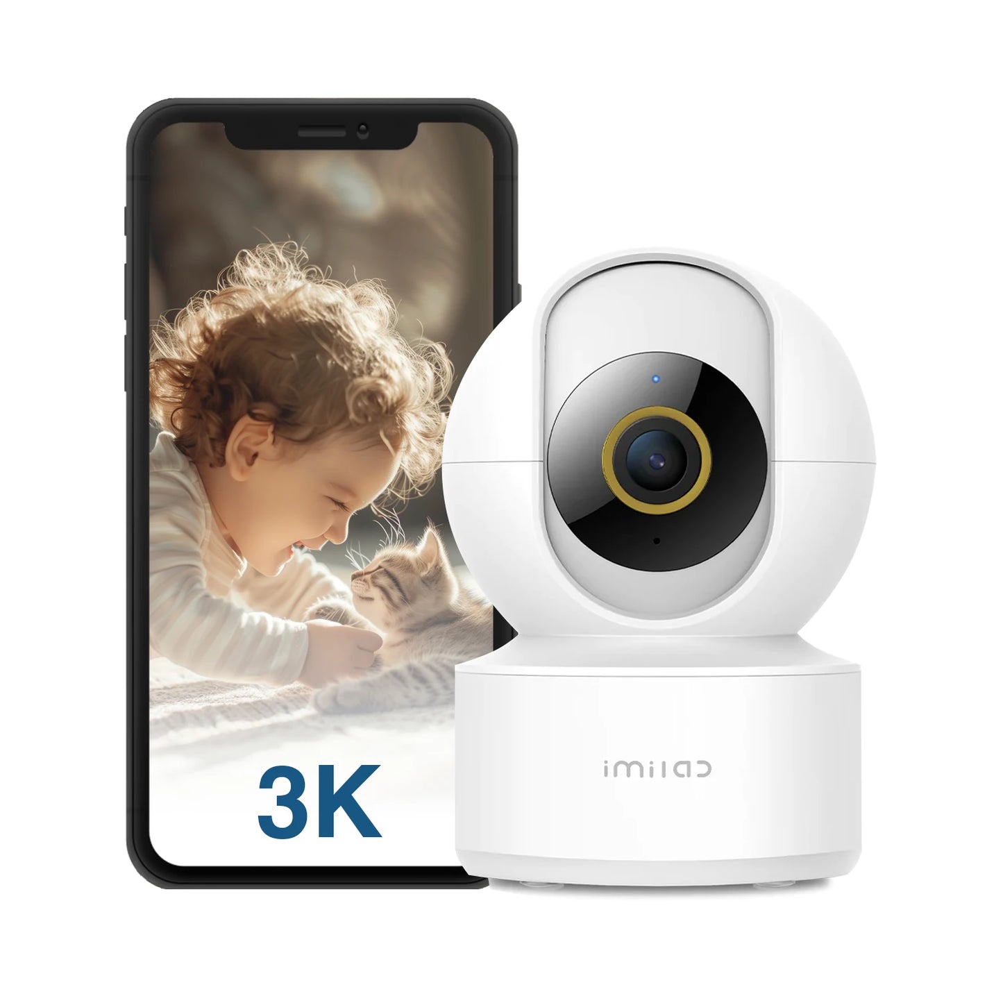 Indoor Camera Detection Color Night Vision Monitor 2-Way Audio