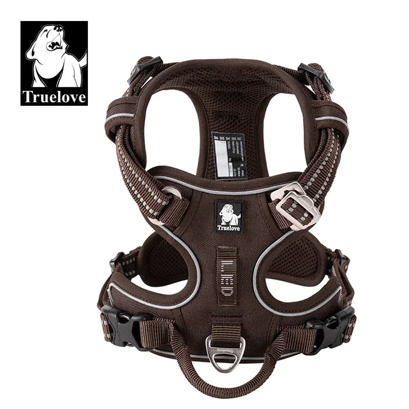 Truelove Pet Explosion-Proof Dog Harness Camouflage Reflective Nylon