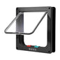 Dog Cat Flap Door Plastic In & Out  Door with 4 Way Security Lock Weatherproof