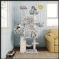 66 Inch Multi-Level Large Cat Tree Tower Cozy Plush Condo with Sisal Scratching Posts