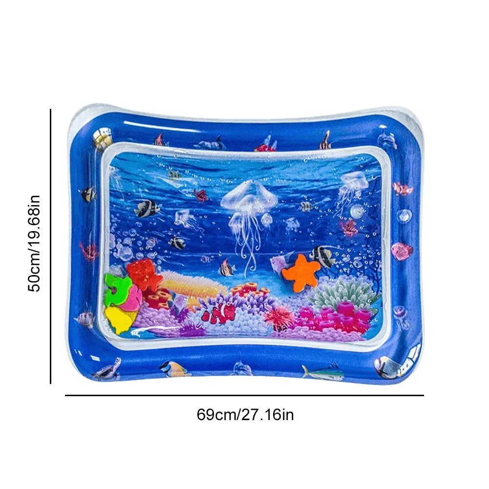Pet Tummy Time Premium Inflatable Water Cushion Interactive Gym Toy