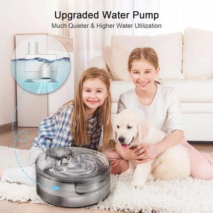 Large Automatic Pet Water Dispenser for Multiple Pets