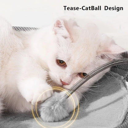 Raised Pet Hammock Bed or Indoor Outdoor Pet Trampoline,  Removable and Washable Soft Mattress, Comfortable and Breathable.  Strong Structure and Stable.