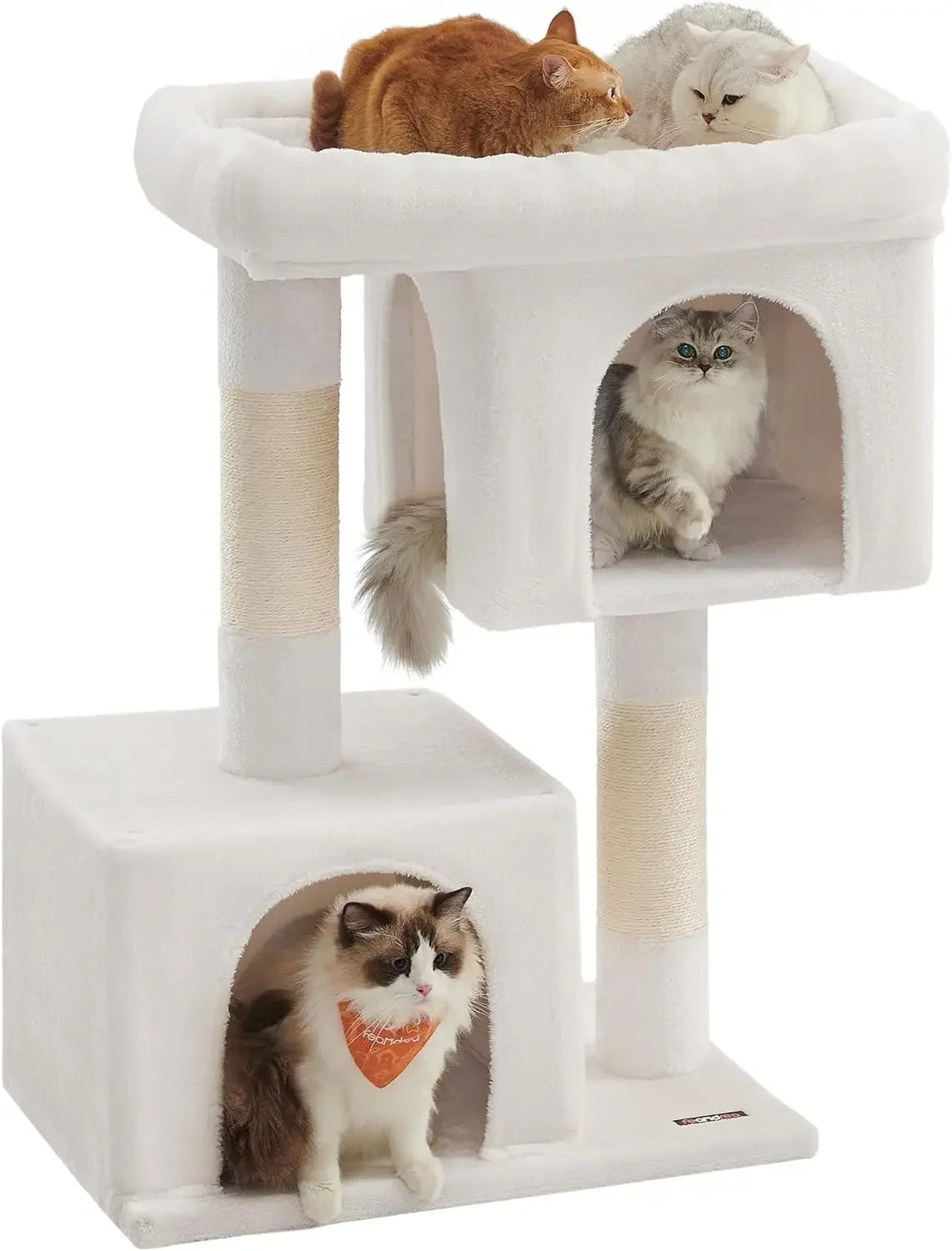 33.1-Inch Cat Tower for Large Cats up to 16 lbs,