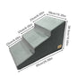 Pet 3/4 Step Ladder High-Density Foam Removable and Washable Training Pet Ramp Stairs