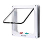 Dog Cat Flap Door Plastic In & Out  Door with 4 Way Security Lock Weatherproof