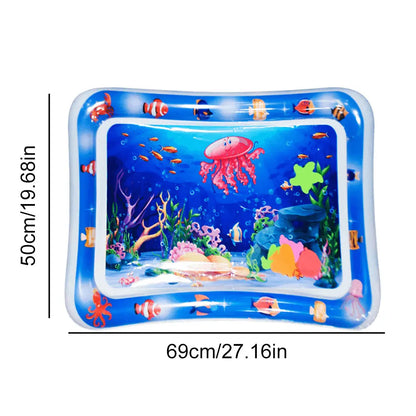 Pet Tummy Time Premium Inflatable Water Cushion Interactive Gym Toy