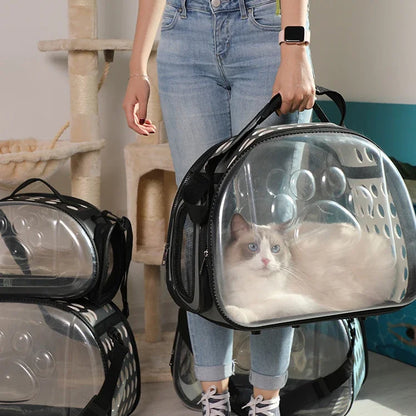 Cat Space Capsule Transparent Cat Carrier Bag Breathable Backpack