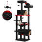 Large Cat Tree and Tower for Indoor Cats With Sisal-Covered Scratching Posts